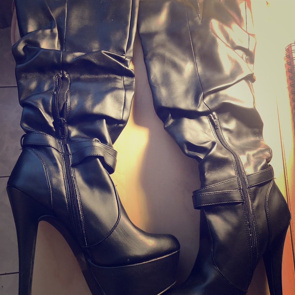 Black boots